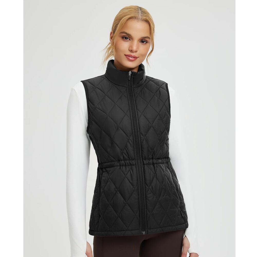Baleaf Golf Waist Drawstring Quilted Vest